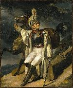 Theodore   Gericault Wounded Cuirassier oil